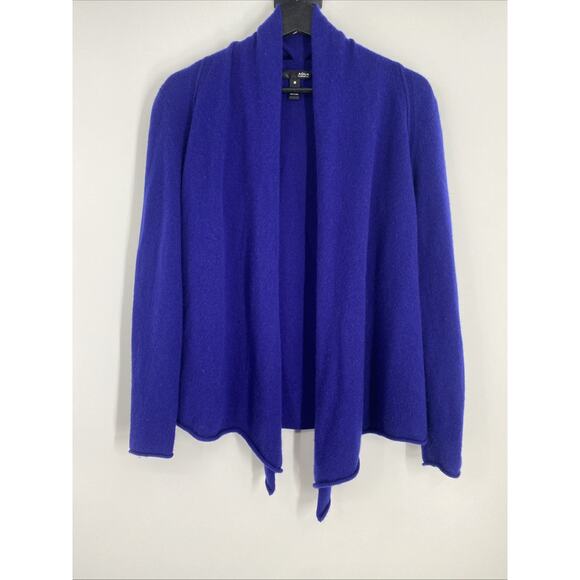 Aqua Cashmere Wrap Cardigan Women’s Small Blue Quiet Luxury Casual Bohemian 862 - Picture 1 of 7